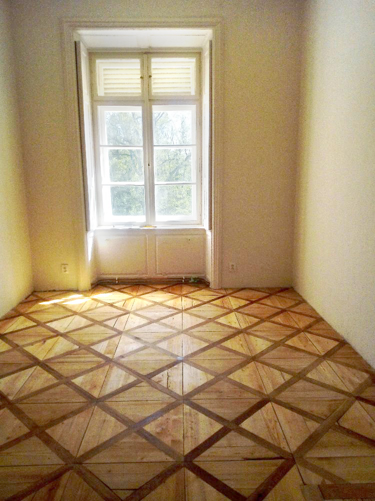 Renovace podlahy Zámek Chudenice
