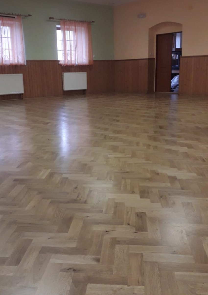 Renovace podlahy v kulturním domě <br>Obec Libkov